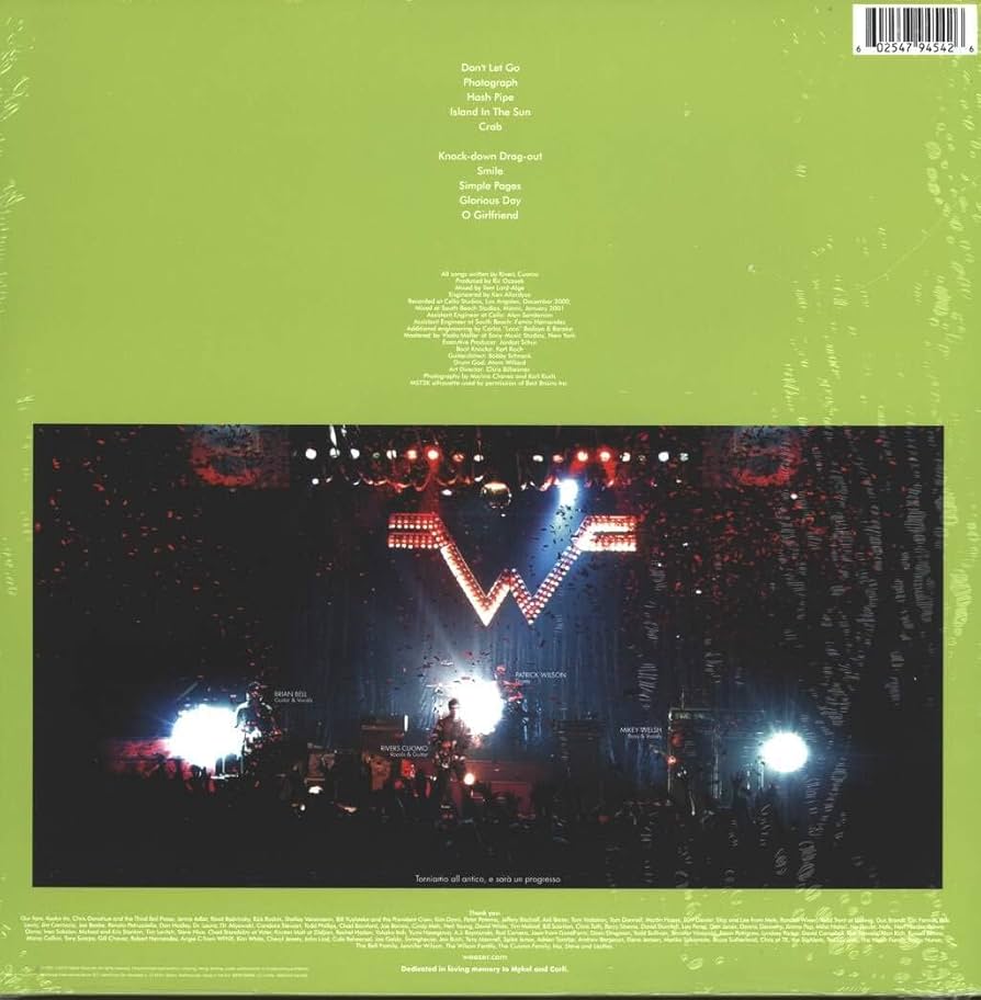 Weezer / Green Album LPレコード オリジナル盤 Weezer (Green Album) - Interscope Records